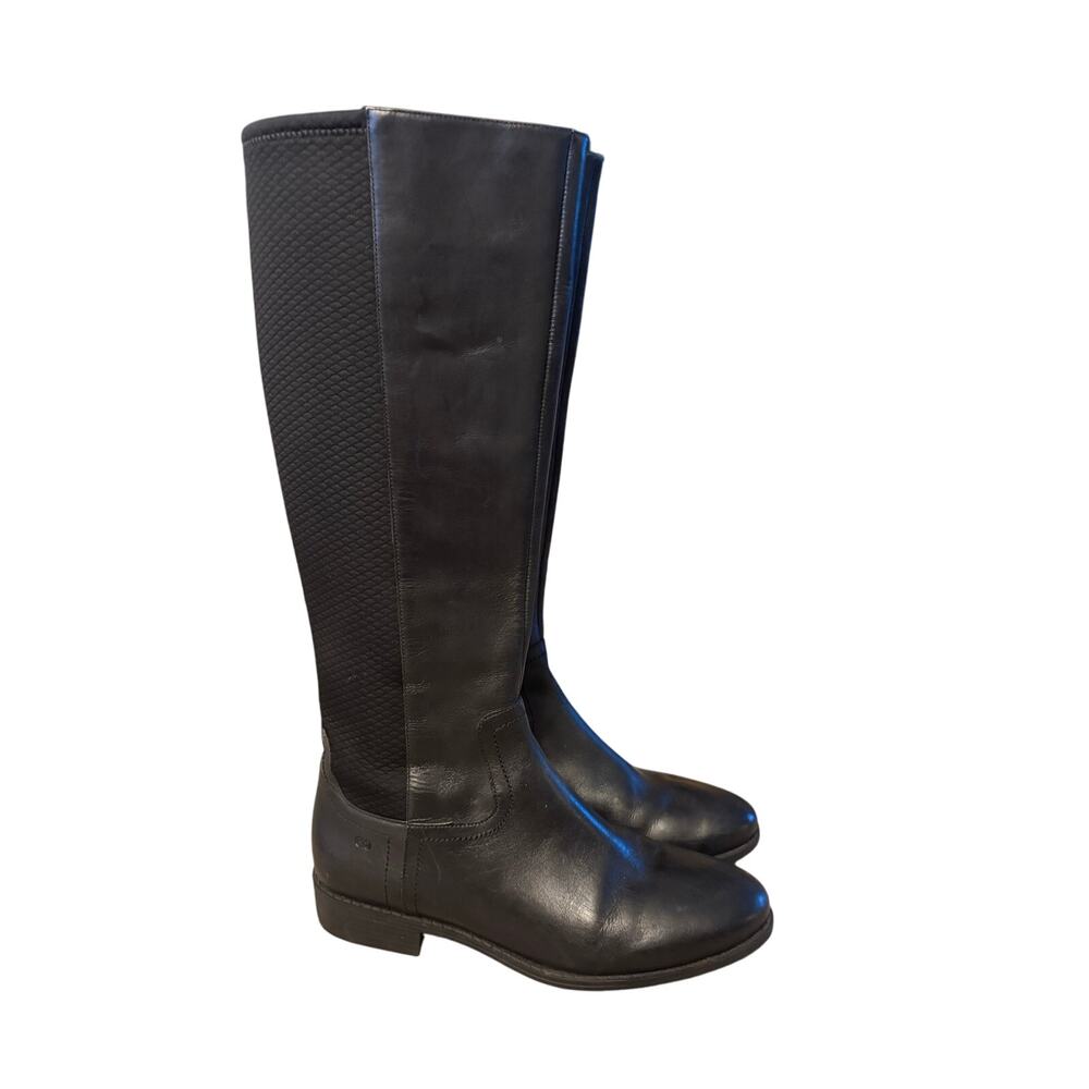 Cole Haan Tilley tall boots, black leather, size 7.5B